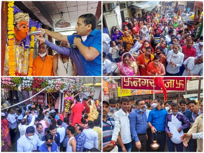 Ujjain Nagar Puja: महाष्टमी के मौके पर उज्जैन में हुई नगर पूजा , में देवी महामाया और महालया को लगाया मदिरा का भोग जानिए कपूरी खबर 