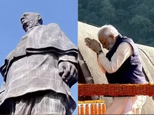 PM Modi in Gujarat: राष्ट्रीय एकता दिवस के मौके पर पहुंचकर PM मोदी ने सरदार पटेल को जयंती पर दी श्रद्धांजलि क्या कही बात